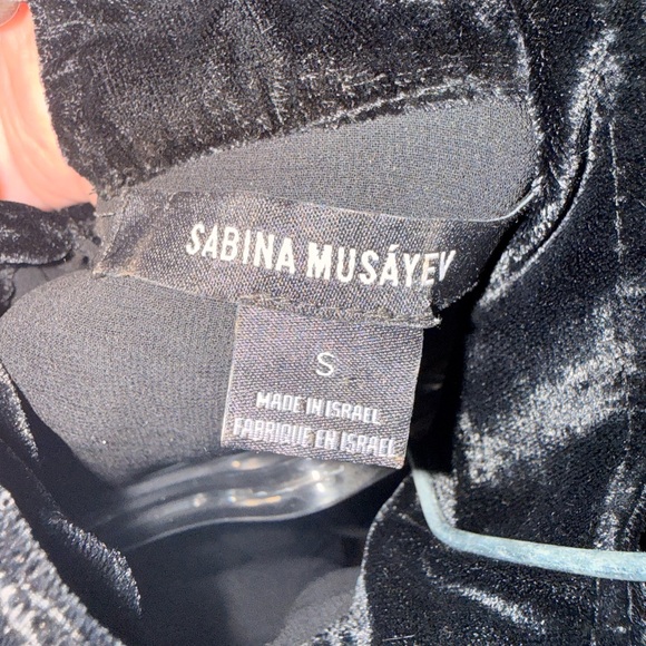 Floral Sequin Embroidered Black Crop Top - Picture 5 of 5